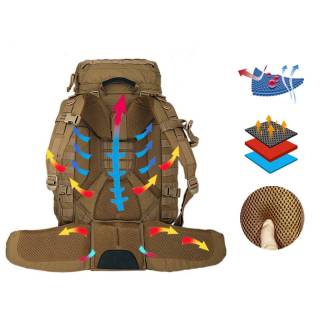 90L Outdoor Camping Tactical Backpack Travel Large Capacity Rucksack MOLLE Multifunctional Outdoor Backpack