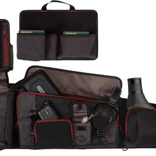 منظم Gear Fit 50 بوصة بجيب مغناطيسي قابل للإزالة لأدوات الذخيرة والمزيد من الأنف الأسطواني المصنوع من الصوف يحمي النطاق ببطانة شديدة التحمل