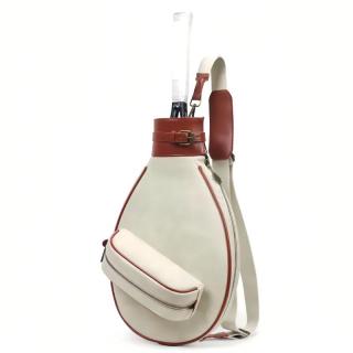 حقيبة حمل تنس، حقيبة مضرب تنس، حقيبة كتف لمضارب التنس، حقيبة حمل بيكلبول مع حزام كتف بسحاب لمضرب تنس الريشة