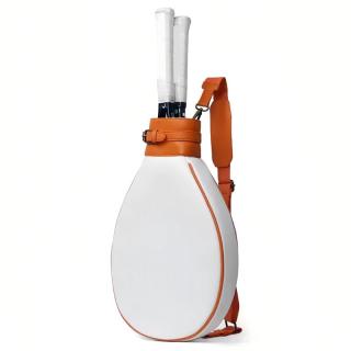 حقيبة حمل تنس، حقيبة مضرب تنس، حقيبة كتف لمضارب التنس، حقيبة حمل بيكلبول مع حزام كتف بسحاب لمضرب تنس الريشة