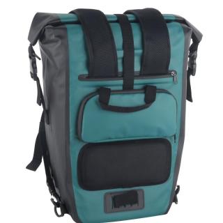 Mochila impermeable 100 % para portabicicletas, con logotipo personalizado, tamaño 34 L, color y venta al por mayor