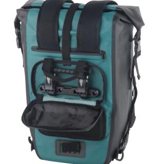 Mochila impermeable 100 % para portabicicletas, con logotipo personalizado, tamaño 34 L, color y venta al por mayor