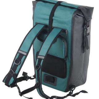 Mochila impermeable 100 % para portabicicletas, con logotipo personalizado, tamaño 34 L, color y venta al por mayor