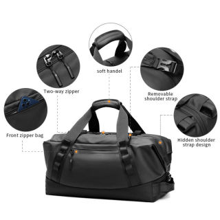Travel Backpack Bag Pack with Shoe Compartment Foldable Duffle Bag Travel