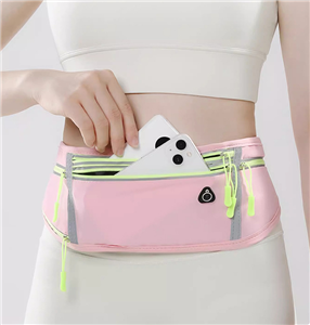 حقيبة خصر رياضية للجري والهاتف المحمول لا تهتز مع زجاجة ماء للرجال والنساء حزام لياقة بدنية خارجي للماراثون