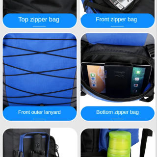 Benutzerdefinierter wasserdichter Bergsteigerrucksack, Sportreisetasche, wasserdichte Wanderrucksäcke mit großer Kapazität für den Außenbereich