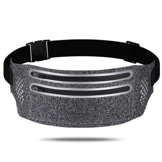 Running waist bag sports mobile phone bag waterproof ultra-thin close-fitting travel document bag waterproof bag night running reflective bag