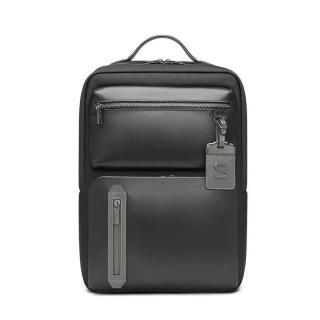 Custom logo Fashion Men's Black Waterproof Anti-theft Travel Backpack Casual Business Backpack