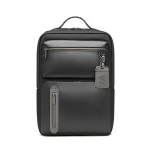 Mochila de viaje antirrobo impermeable negra para hombre con logotipo personalizado, mochila informal de negocios