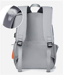 Mochila para computadora portátil de estilo moderno y portátil para negocios e informal, de gran capacidad, con carga USB e impermeable.