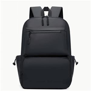 高級メンズビジネスバックパック ボヘミアンスタイル カスタムロゴ ジッパー開閉 幾何学模様 大容量 スクールバッグ 会議 旅行