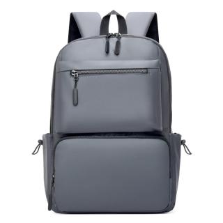 高級メンズビジネスバックパック ボヘミアンスタイル カスタムロゴ ジッパー開閉 幾何学模様 大容量 スクールバッグ 会議 旅行