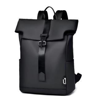 Mochila de viaje escolar impermeable para deportes al aire libre, mochila para computadora portátil, mochila de diseño elegante, mochila informal con parte superior enrollable