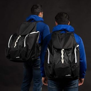 حقيبة ظهر هوكي - حقيبة ظهر كبيرة لحمل معدات الهوكي بما في ذلك الزلاجات