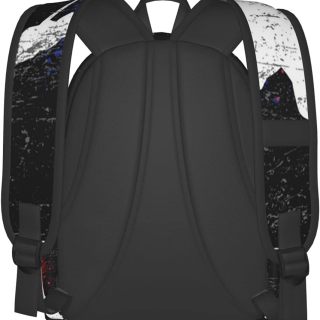 17 Zoll Rucksack Vintage Eishockeyspieler Laptop Rucksack Schultertasche Schultasche Casual Daypack