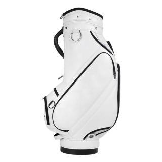 White Durable PU Leather Golf Bag OEM Large Capacity Custom Golf Tour Bags Personalized High-quality Golf Bag