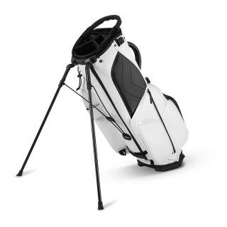 Hochwertige Golf-Stand-Club-Tasche aus PU-Leder, leichte Golftasche mit Ständer