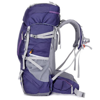 Mochila de senderismo impermeable Oxford para senderismo, escalada, montaña al aire libre, con funda para lluvia