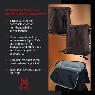 Taktischer Rucksack, 16 l, mittelgroßer Molle-Laptop-Rucksack für Reisen, Arbeit, Outdoor, verdecktes Tragen, praktische taktische Ausrüstungstasche