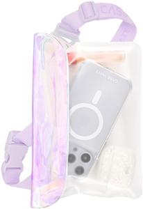 Bubble IP68 Waterproof Phone Pouch/Case with Triple Seal Protection, Adjustable Strap - Waterproof Fanny Pack