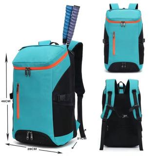 Custom Large Capacity Tennis Pickleball Backpack With Shoe Compartment Lightweight Badminton Racket