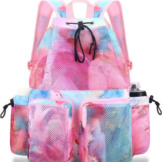 Mesh Swim Bags for Swimmers - Drawstring Backpack for Women Men Swim Team Gear Swimming Beach Gym Bag Sports Pool