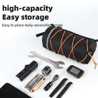 Bicycle Front Tube Bag Waterproof Large Capacity Handlebar Bag Portable Multifunctional Shoulder