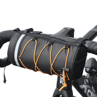 Bicycle Front Tube Bag Waterproof Large Capacity Handlebar Bag Portable Multifunctional Shoulder