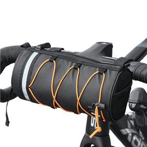 Bicycle Front Tube Bag Waterproof Large Capacity Handlebar Bag Portable Multifunctional Shoulder