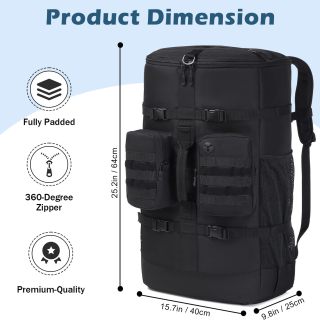 Diving Backpack - 65L Large Travel Backpack for Scuba Diving and Snorkeling Gear & Equipment