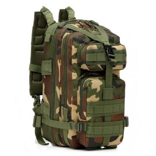 25L Camouflage Tactical Backpack for Outdoor Sports Fashionable Zipper Multi-Purpose Hunting