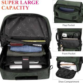 Carry on Travel Backpack for Men Women Airline Approved Convertible Nylon Duffle Backpack Luggage Bag