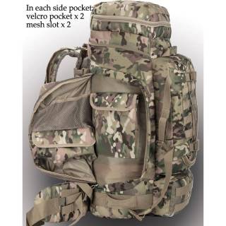 Large Military Backpack Army Rucksack Tactical MOLLE Pack for Camping Backpacking Hunting Bushcraft Adventure 70L