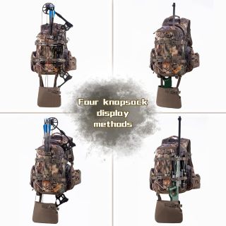 Large Hunting Backpack with padded weapon for Bow Rifle Hunting Gear Accessories 40L