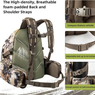 hunting backpack for men Waterproof Camo Pack Hunting gifts for men gear Hunting Day Pack