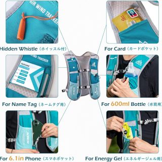 Hydration Running Vest 5L Lightweight Water Pack for Men Women Hydration Backpack