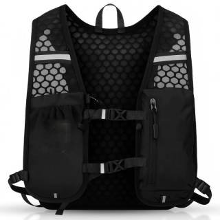 Running Hydration Vest,Running Vest with Phone Holder Pouch & Water Bottle Holder,Adjustable Belt