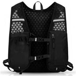 Running Hydration Vest,Running Vest with Phone Holder Pouch & Water Bottle Holder,Adjustable Belt
