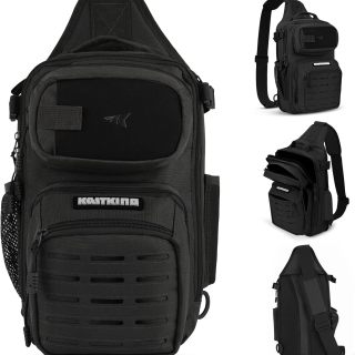 Tactical Sling Tackle Bag-Lightweight Fishing Backpack Storge Fishing Gear and Equipment,Gift for Men