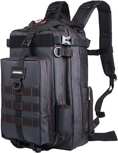 Fishing Backpack - Waterproof with Rod Holder, Ideal Fishing Gear and Gifts for Men