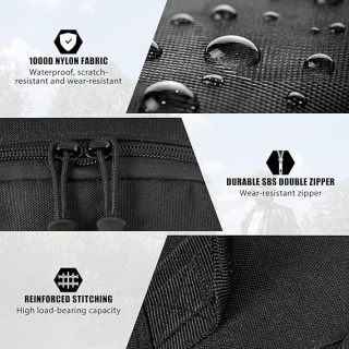 Fishing Backpack Tackle Sling Bag, Tactical Fishing Tackle Backpack with Rod & Gear Holder, Outdoor Fishing Pack Shoulder Bag