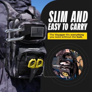 ishing Tackle Backpack- The Voyager Tactical Fishing Storage Bag - Lightweight & Compact Bag For Fishing