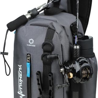 Small Fishing Bag with Rod Strap, Portable & Lightweight, Fish Small Tackle bag