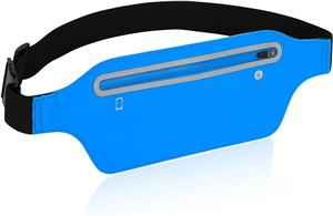 Fanny Pack Women Kids,Slim Waist Bag for Men,Water Resistant Running Belt Bag for iPhone Galaxy Phones with Pocket,Running Pouch Fit Workout