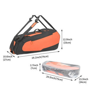 Customized Multifunctional Large Capacity Breathable Oxford Sports Racket Backpack