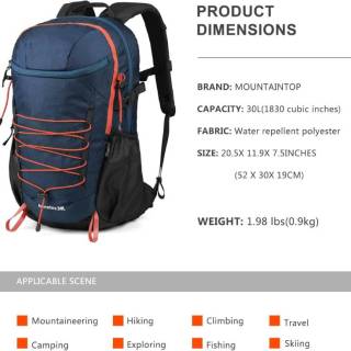 Hiking Backpack,25/30L Camping Backpack, Men Women Hiking Daypack Lightweight Travel Backpack for Climbing