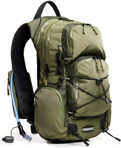 Hydration Backpack - Sherpa 22L Hiking Backpack with Water Bladder - Water Backpack for Hiking with Waterproof