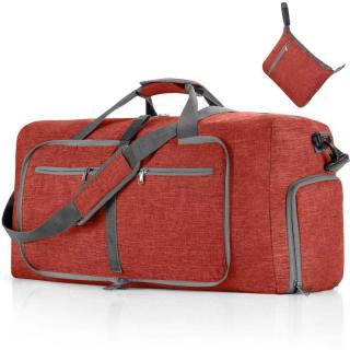 Large Capacity Fitness Duffel Bag Portable Vintage Style Folding Travel Bag