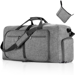 Large Capacity Fitness Duffel Bag Portable Vintage Style Folding Travel Bag