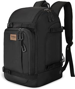 50L Ski Boot Bag with Rubberized Exterior Bottom for Skis, Snowboard, Ski Helmet